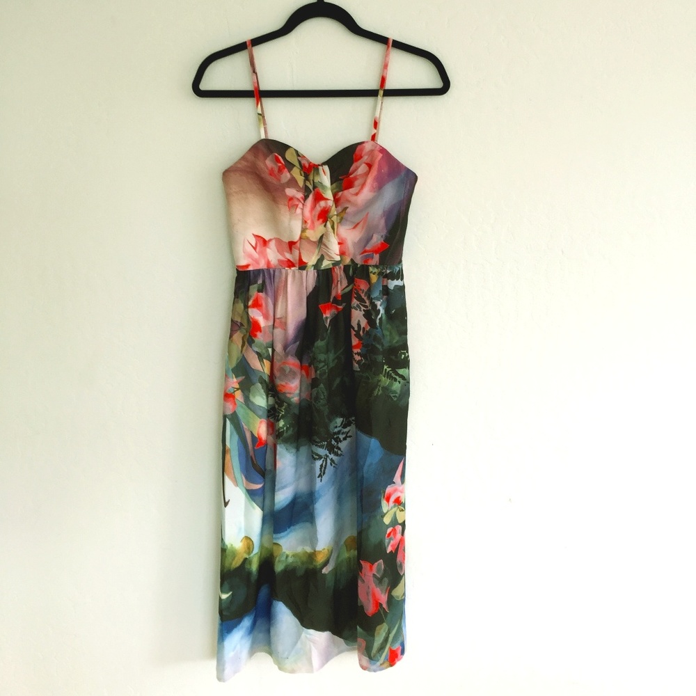 NWOT Anthropologie Corey Lynn Calter Floral Dress